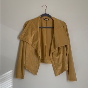 Mustard Suede Blazer